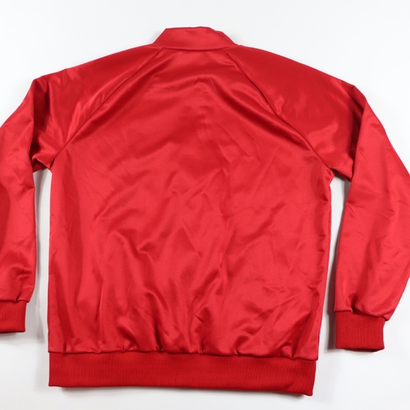 90s New Brute Mens Large Soccer Track Jacket Red - Picture 6 of 6